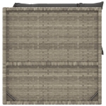 Set di Divani da Giardino 2 pz con Cuscini in Polyrattan Grigio