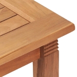 Set da Pranzo da Giardino 7 pz in Legno Massello di Teak