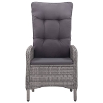 Set Mobili da Pranzo per Giardino 5 pz Grigio