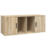 Mobile per TV Rovere Sonoma 100x35x40 cm Legno Multistrato