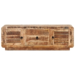 Mobile Porta TV 120x30x40 cm in Legno di Mango Grezzo