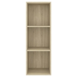 Mobile TV da Parete Rovere Sonoma 37x37x107cm Legno Multistrato