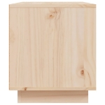 Mobile Porta TV 80x35x40,5 cm in Legno Massello di Pino