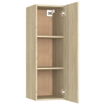 Mobili TV Rovere Sonoma 2 pz 30,5x30x90 cm in Truciolato