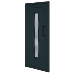 Porta Ingresso Antracite 88x200 cm in PVC