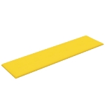 Pannelli Murali 12 pz Giallo Scuro 60x15 cm Tessuto 1,08 m²