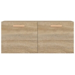 Armadietto a Muro Rovere Sonoma 80x35x36,5 cm Legno Multistrato