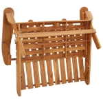 Panchina Giardino Adirondack Cuscini 126 cm Massello di Acacia