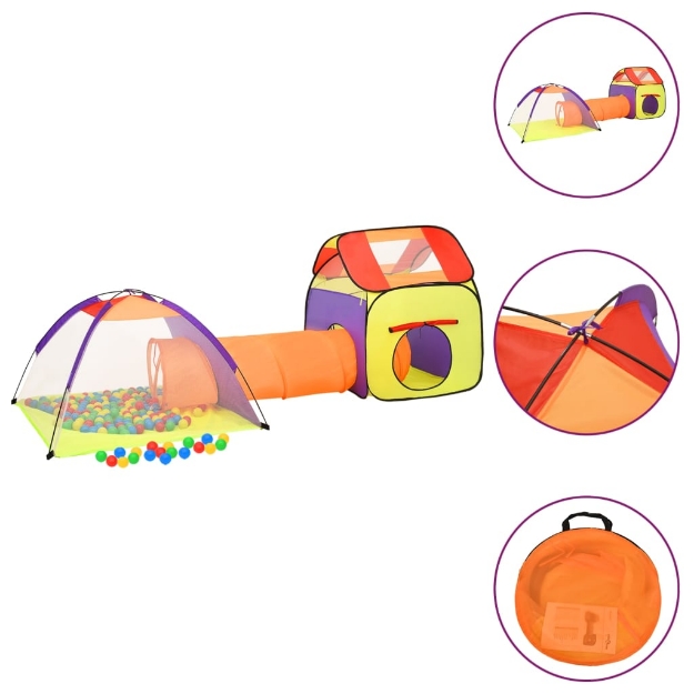 Tenda da Gioco per Bambini Multicolore 338x123x111 cm