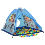 Tenda da Gioco per Bambini Blu con 250 Palline 120x120x90 cm
