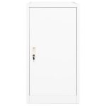 Armadio Porta Sella Bianco 53x53x105 cm in Acciaio