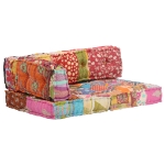 Pouf in Tessuto Patchwork