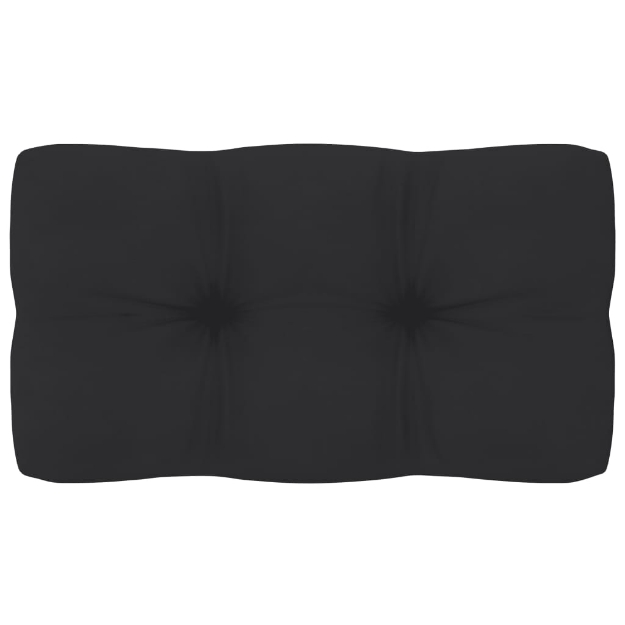 Cuscino per Divano Pallet Nero 70x40x10 cm