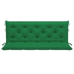 Cuscino per Dondolo Verde 150 cm in Tessuto