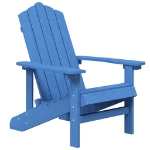 Sedia da Giardino Adirondack Blu Acqua HDPE