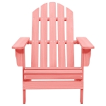 Sedia da Giardino Adirondack in Legno Massello di Abete Rosa