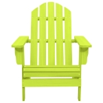 Sedia da Giardino Adirondack in Legno Massello di Abete Verde