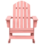 Sedia a Dondolo da Giardino Adirondack Massello di Abete Rosa