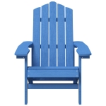 Sedia da Giardino Adirondack Blu Acqua HDPE