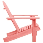 Sedia da Giardino Adirondack in Legno Massello di Abete Rosa