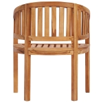 Sedia a Forma di Banana in Legno Massello di Teak