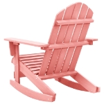 Sedia a Dondolo da Giardino Adirondack Massello di Abete Rosa