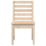 Sedie da Giardino 2pz 40,5x48x91,5 cm Legno Massello di Pino