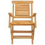 Sedie da Giardino Pieghevoli 2pz 56x63x90cm Legno Massello Teak