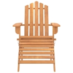 Sedie Giardino Adirondack Poggiapiedi 2pz Legno Massello Acacia