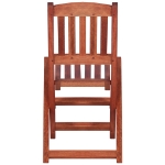 Sedie da Pranzo per Bambini 2 pz in Legno Massello di Eucalipto