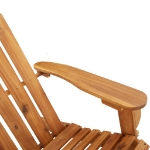 Sedia a Dondolo Adirondack in Legno Massello di Acacia