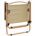 Sedie da Campeggio 2 pz Beige 54x43x59 cm Tessuto Oxford