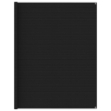 Tappeto da Tenda 250x550 cm Nero