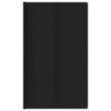 Tappeto da Tenda 400x400 cm Nero in HDPE