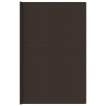 Tappeto da Tenda 400x400 cm Marrone