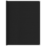 Tappeto da Tenda 250x600 cm Nero