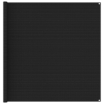 Tappeto da Tenda 200x400 cm Nero