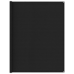 Tappeto da Tenda 250x450 cm Nero