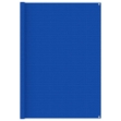 Tappeto da Tenda 200x400 cm Blu in HDPE