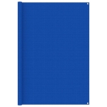 Tappeto da Tenda 200x400 cm Blu in HDPE