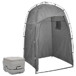 Toilette Portatile da Campeggio con Tenda 10+10 L