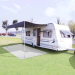 Tappeto da Tenda 200x1000 cm Bianco