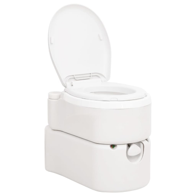 Toilette Integrata da Campeggio Bianca 24+17 L HDPE e PP