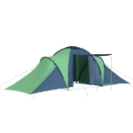 Tenda da Campeggio per 6 Persone Blu e Verde