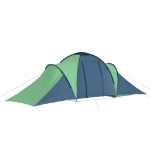 Tenda da Campeggio per 6 Persone Blu e Verde