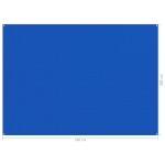 Tappeto da Tenda 250x350 cm Blu