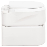 Toilette Integrata da Campeggio Bianca 24+17 L HDPE e PP