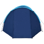 Tenda da Campeggio per 4 Persone Blu Marino/Azzurro