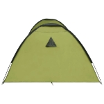 Tenda Igloo da Campeggio 650x240x190 cm per 8 Persone Verde