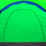 Tenda da campeggio in poliestere per 9 persone blu e verde